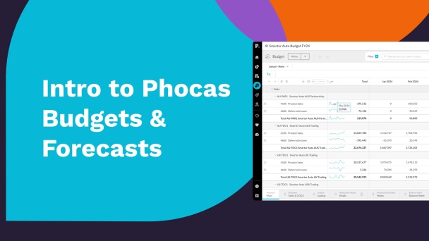 See Phocas Budgeting &amp; Forecasting in action