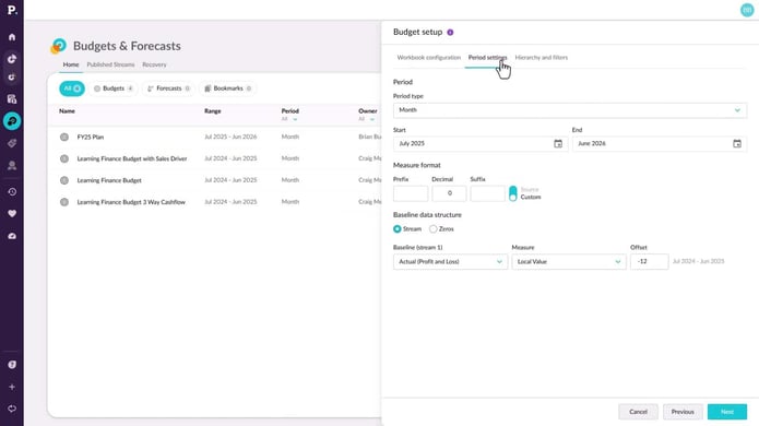 Create a budget workbook